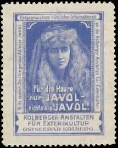 FÃ¼r die Haare nur Javol