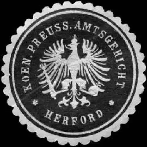 Koeniglich Preussisches Amtsgericht - Herford