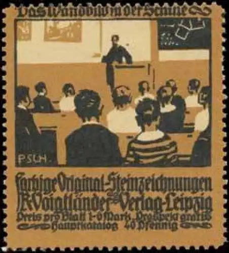 Das Wandbild in der Schule