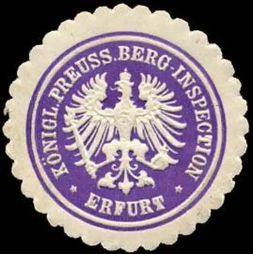 KÃ¶niglich Preussische Berg - Inspection - Erfurt