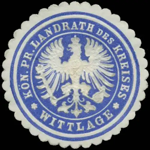 K.Pr. Landrath des Kreises Wittlage
