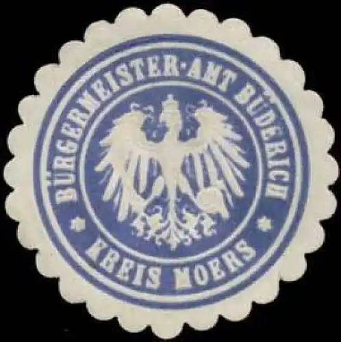 BÃ¼rgermeister-Amt BÃ¼derich Kreis Moers
