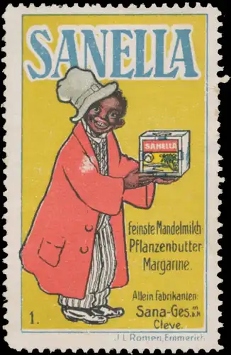 Sanella Mandelmilch-Pflanzenbutter-Margarine
