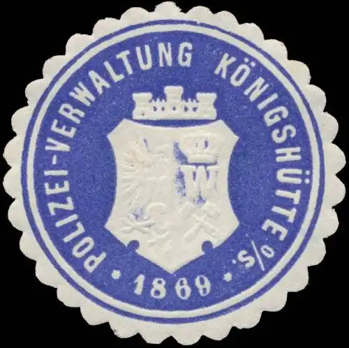 Polizei-Verwaltung KÃ¶nigshÃ¼tte/Schlesien