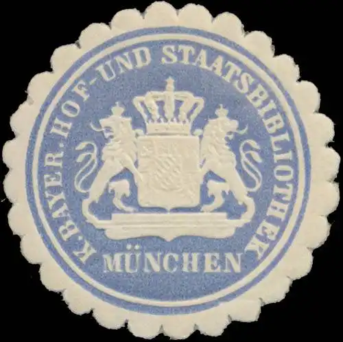 K. Bayer. Hof- und Staatsbibliothek