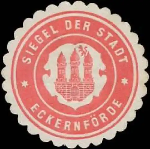 Siegel der Stadt EckernfÃ¶rde