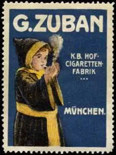 Zuban Zigaretten MÃ¼nchner Kindl