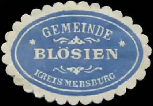 Gemeinde BlÃ¶sien Kreis Merseburg