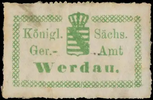 K.S. Gerichtsamt Werdau
