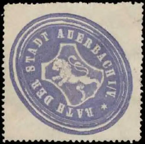 Rath der Stadt Auerbach/Vogtland