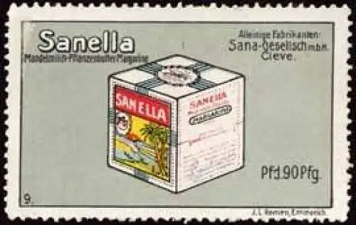 Sanella Margarine aus Kleve