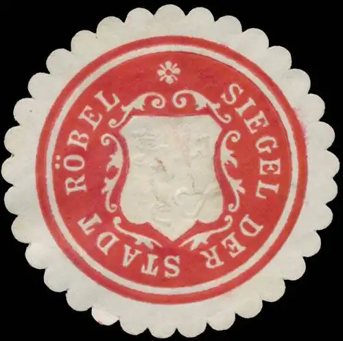 Siegel der Stadt RÃ¶bel