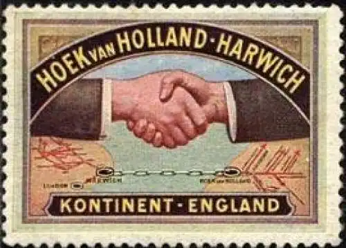 Hoek van Holland - Harwich - Kontinent - England