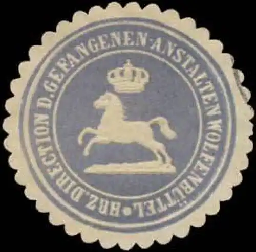 H. Direction der Gefangenen - Anstalten WolfenbÃ¼ttel