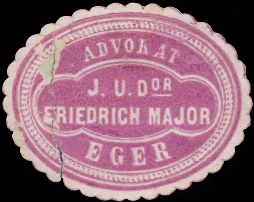 Advokat Dr. Friedrich Major
