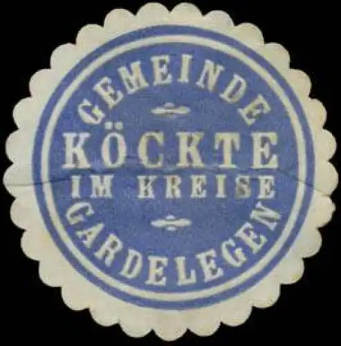 Gemeinde KÃ¶ckte im Kreise Gardelegen