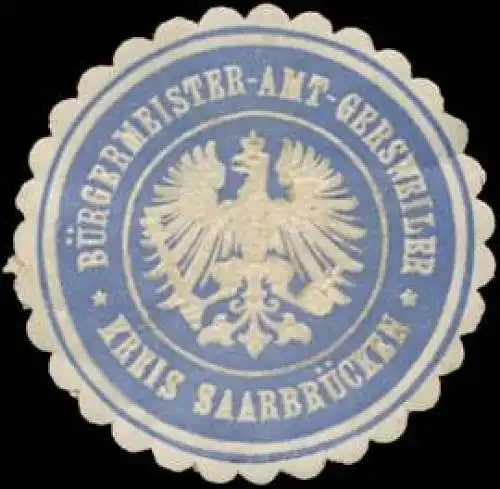 BÃ¼rgermeister-Amt Gersweiler Kreis SaarbrÃ¼cken