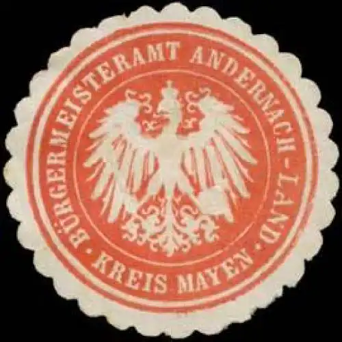 BÃ¼rgermeisteramt Andernach-Land Kreis Mayen