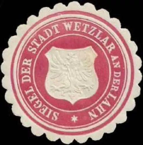 Siegel der Stadt Wetzlar an der Lahn