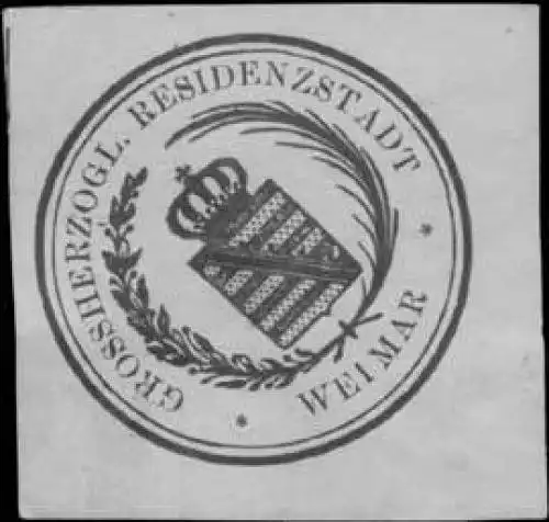 Gr. Residenzstadt Weimar