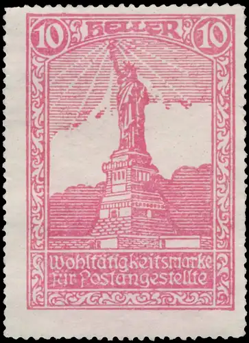 WohltÃ¤tigkeitsmarke fÃ¼r Postangestellte