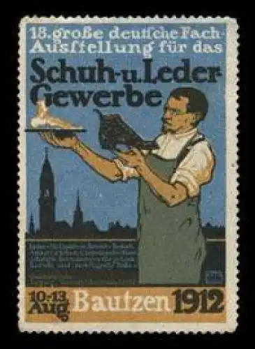 18. groÃe deutsche Fachausstellung fÃ¼r das Schuh - und Leder Gewerbe
