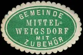Gemeinde Mittel-Weigsdorf mit Zubehör
