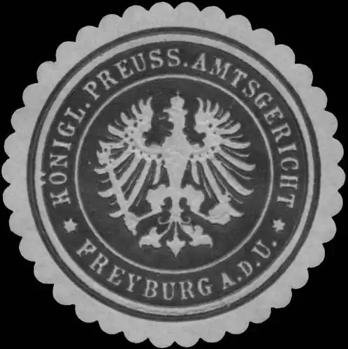 K.Pr. Amtsgericht Freyburg/Unstrut