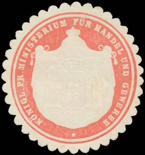 K.Pr. Ministerium fÃ¼r Handel und Gewerbe