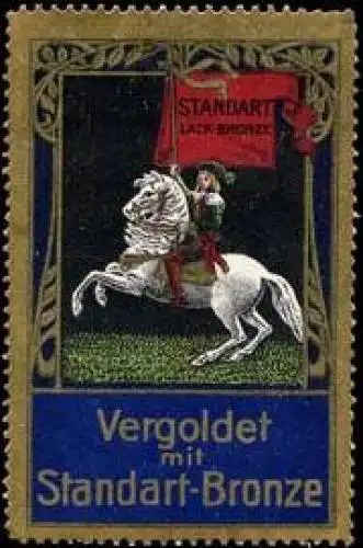 Vergoldet mit Standart - Bronze