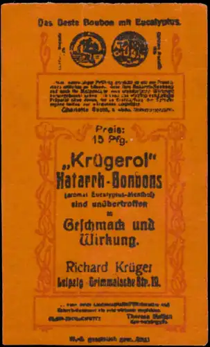 KrÃ¼gerol Katarrh-Bonbons