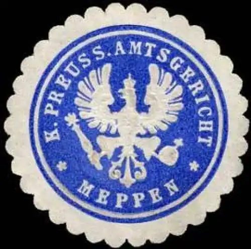 KÃ¶niglich Preussisches Amtsgericht - Meppen