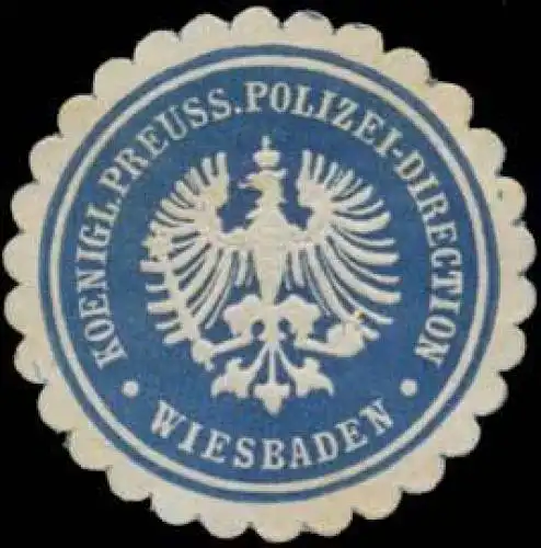 K. Pr. Polizei-Direction Wiesbaden