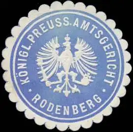 Königl. Preuss. Amtsgericht Rodenberg