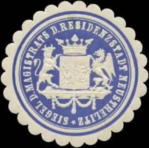 Siegel des Magistrat der Residenzstadt Neustrelitz