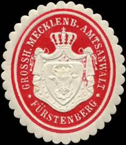 Gr. Mecklenburgischer Amtsanwalt Fürstenberg