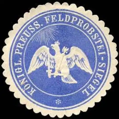 K. Pr. Feldprobstei - Siegel