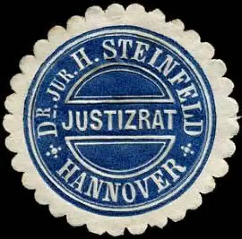 Dr. jur. H. Steinfeld Justizrat - Hannover