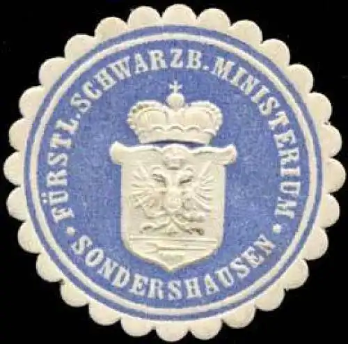 FÃ¼rstl. Schwarzb. Ministerium - Sondershausen