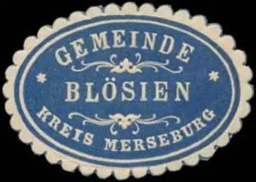 Gemeinde BlÃ¶sien Kreis Merseburg