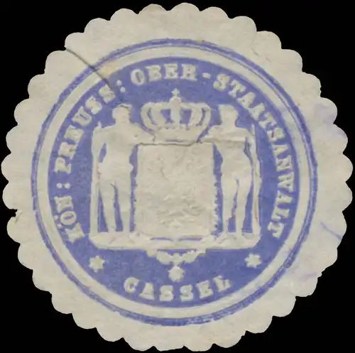 K. Pr. Oberstaatsanwalt Kassel