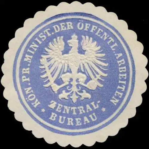K. Ministerium der öffentlichen Arbeiten - Zentralbureau