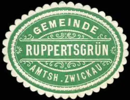 Gemeinde RuppertsgrÃ¼n - Amtshauptmannschaft Zwickau