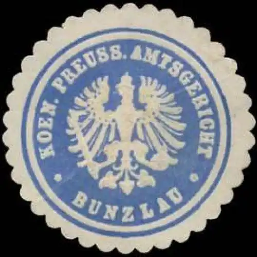 K.Pr. Amtsgericht Bunzlau
