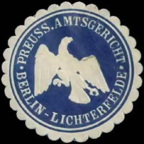 Pr. Amtsgericht Berlin-Lichterfelde