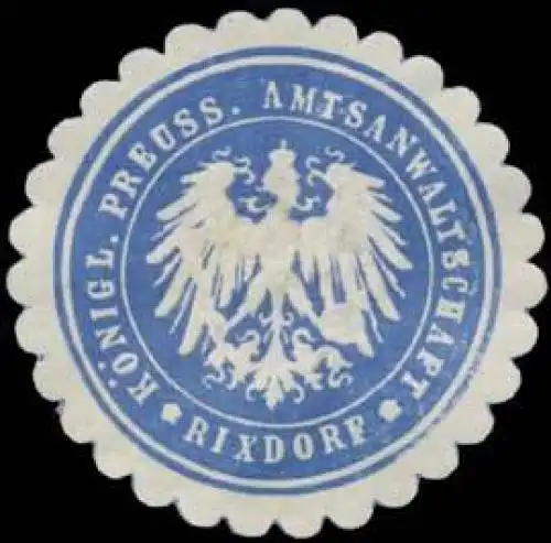 K.Pr. Amtsanwaltschaft Rixdorf