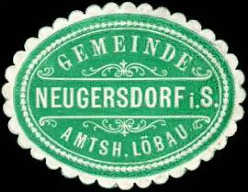Gemeinde Neugersdorf in Sachsen - Amtshauptmannschaft LÃ¶bau