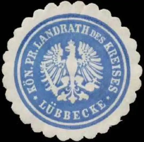 K.Pr. Landrath des Kreises LÃ¼bbecke