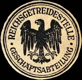 Reichsgetreidestelle - GeschÃ¤ftsabteilung
