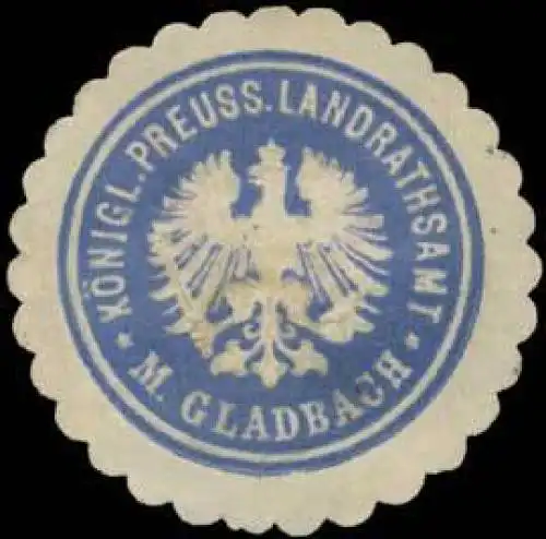 K.Pr. Landrathsamt MÃ¼nchen Gladbach